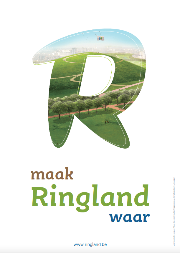 Affiche 'Maak Ringland waar'.