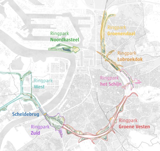 7 Ringparken en Scheldebrug